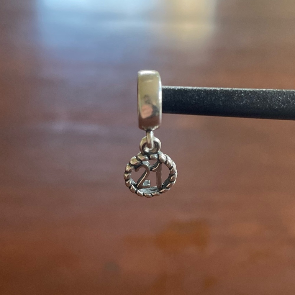 Pandora Retired 21 Dangle Charm